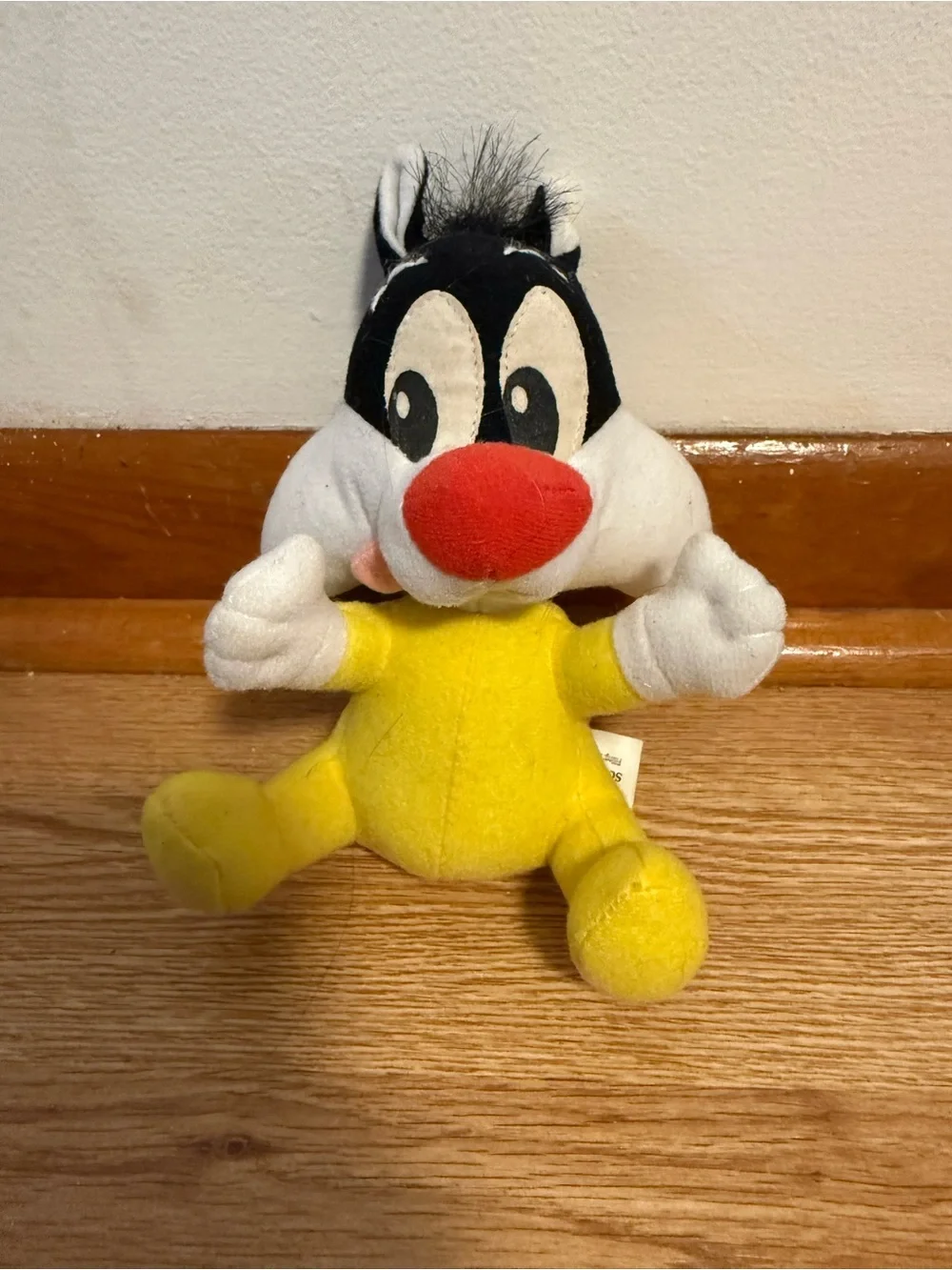 Vintage WB Looney Toon Lovables Sylvester 1995 Tyco Preschool Stuffed Plush 6